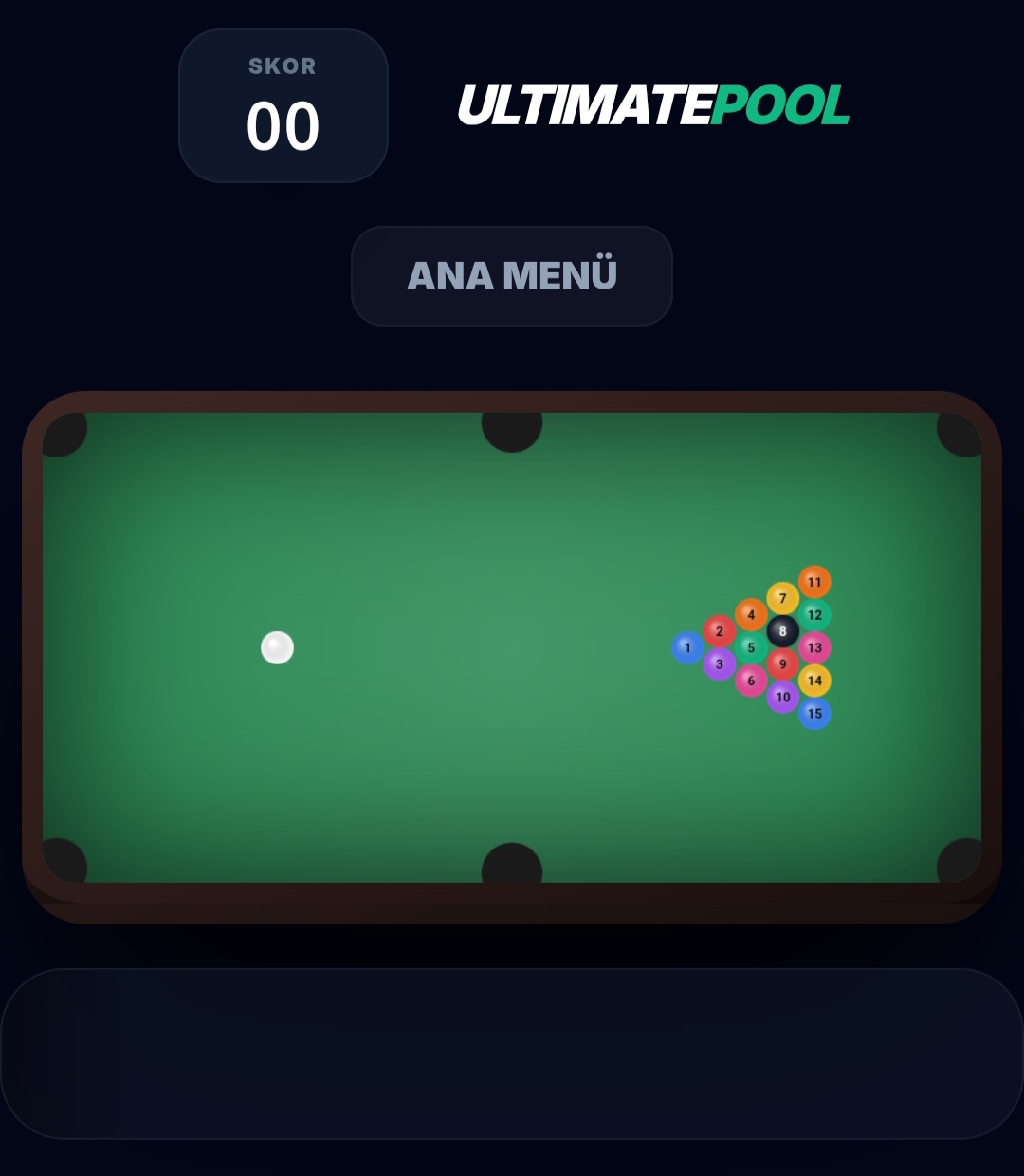 Bilardo Oyunu Oyna