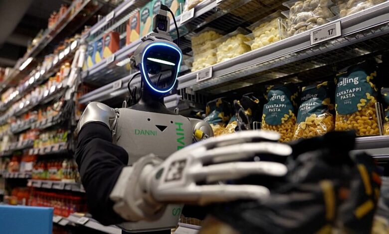 Danimarka’da Gece Vardiyasında İnsan Benzeri Robotlar: Geleceğin Marketleri