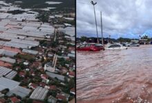 Antalya’da Şiddetli Sağanak: Araçlar Sürüklendi, Seralar Hasar Gördü