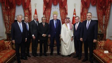Cumhurbaşkanı Erdoğan, 6 Ülkenin Dışişleri Bakanlarını Karşılamada