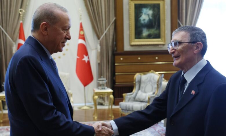 Nobel Ödüllü Bilim İnsanı Prof. Dr. Aziz Sancar’ı Cumhurbaşkanı Erdoğan Karşıladı