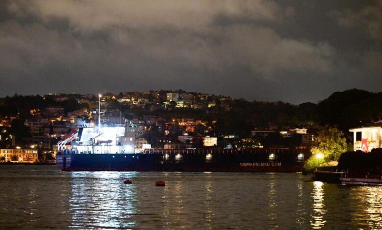 İstanbul Boğazı'nda Kargo Gemisi Arızası: Trafik Çift Yönlü Durduruldu