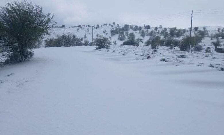 Manisa’da İlk Kar Büyüleyici Bir Manzara Yaratıyor