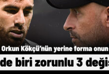 Vincenzo Italiano, Derbide Orkun Kökçü'nün Yerine Hangi Forma Verecek?