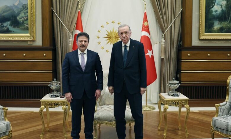 Cumhurbaşkanı Erdoğan, TESK Genel Başkanı Mehmet Yiğiner’i Resmi Olarak Karşıladı
