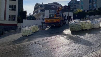 Bursa’da Kamyon Kasasından Düşen Tanklarda Kimyasal Sızıntı Yola Sızdı