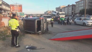 Silivri’de D-100’te 4 Aracın Karıştığı Zincirleme Kaza: Kamerada Kayıt