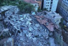 Zonguldak'ta Çöken Bina Çevresindeki Yedi Yapı Tahliye Edildi